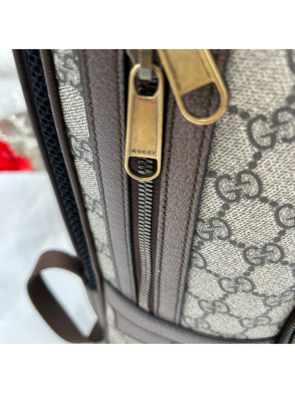 Gucci Ophedia GG Supreme Backpack.  Made in Italy. New with tags. - Picture 10 of 13